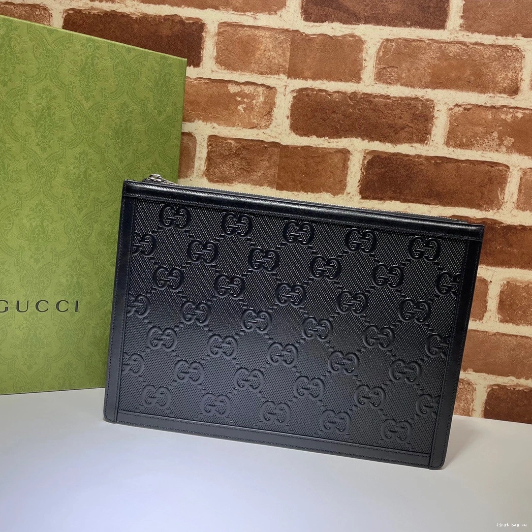 Firstbag ru pouch GUCCI embossed GG 0805